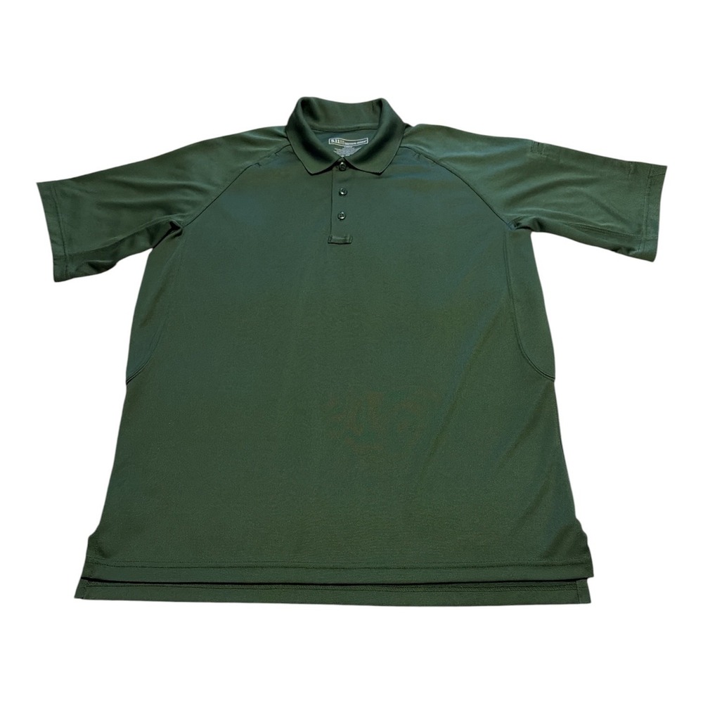 5.11 Tactical Performance Polo Shirt Men's Large dark GreenShort Sleeve